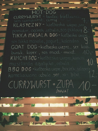 Soup dog cennik dania pod Wawelem